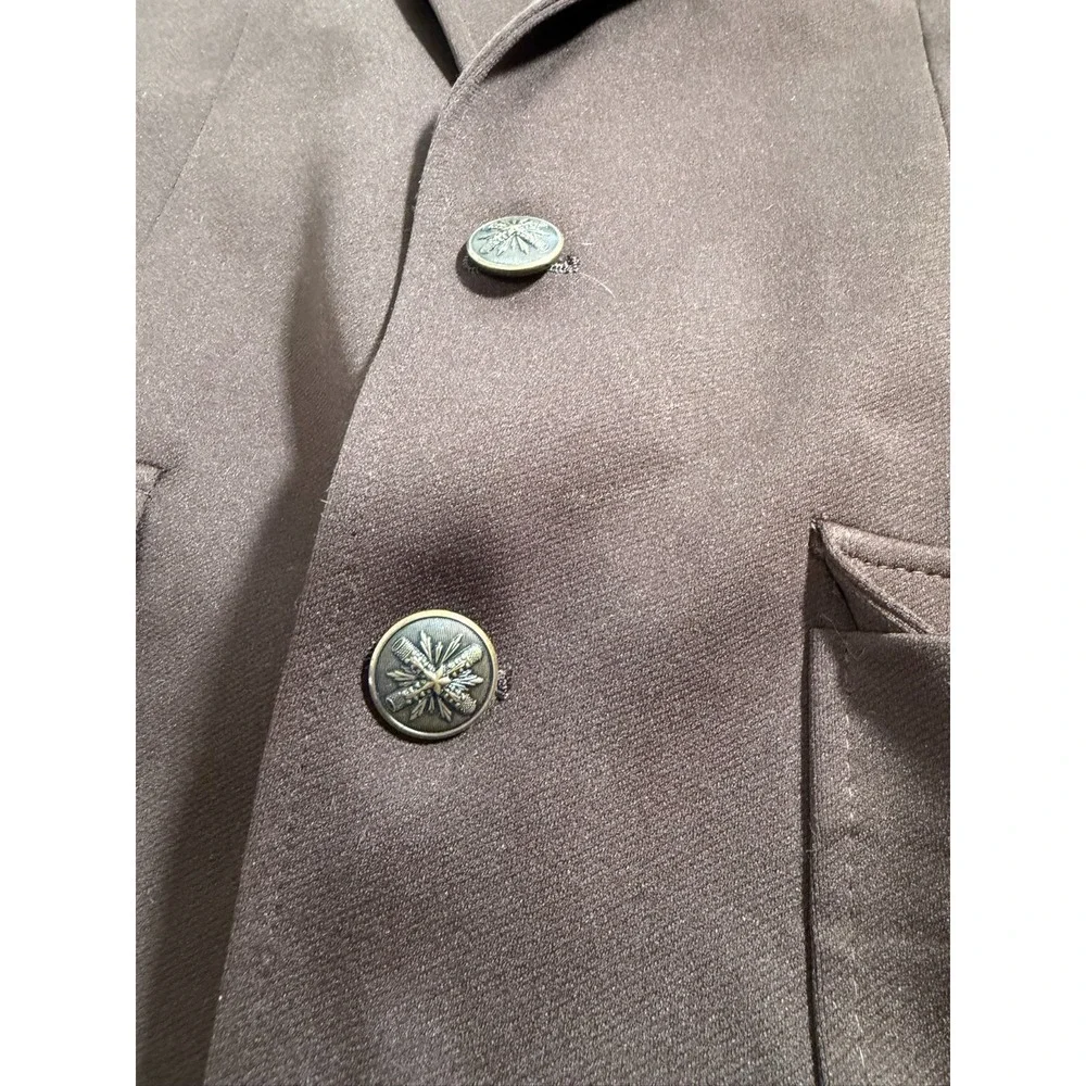 JCPenney The Men's Shop Brown Blazer Sport Coat Vintage Style Mens ~40R